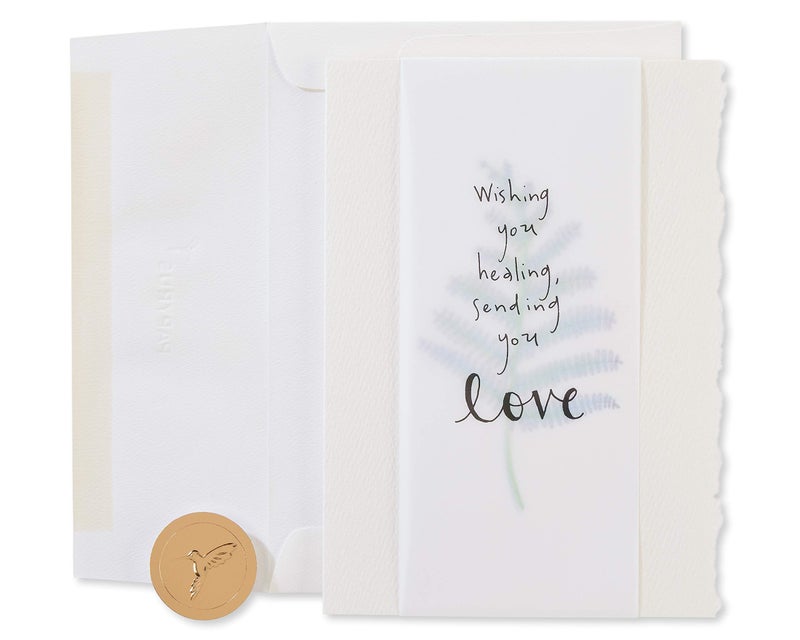 Papyrus Blank Sympathy Card (Wishing You Healing) - Image 1